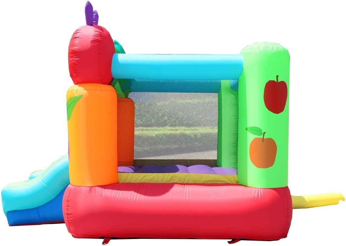 Caterpillar bounce house opposite side